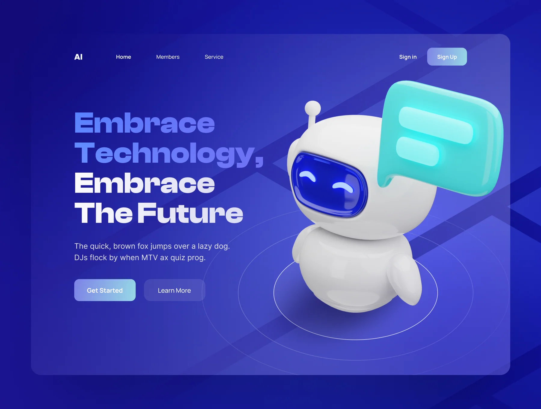 Artificially - Artificial Intelligence 3D Icon Set 6
