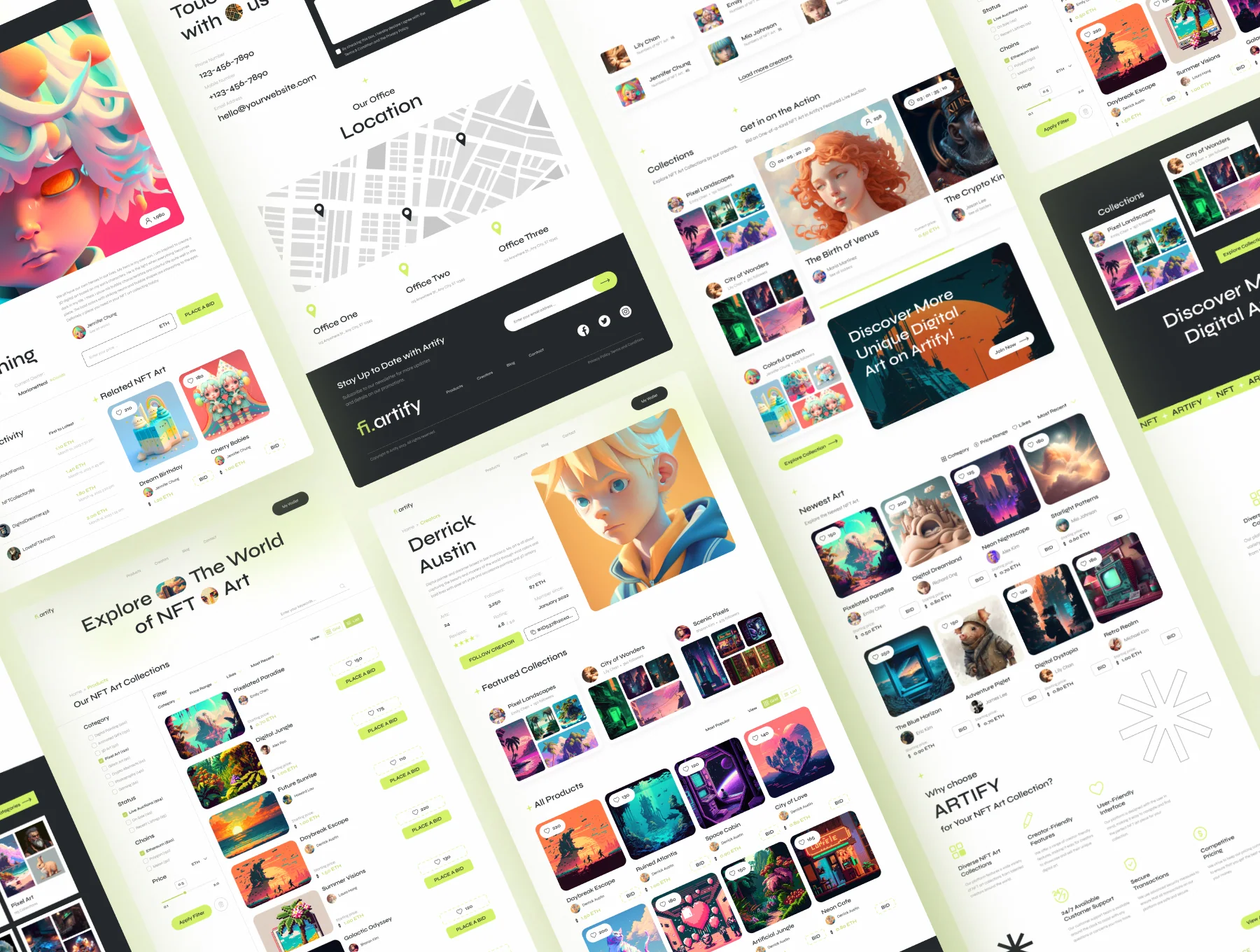 Artify – bright, clean nft marketplace 4