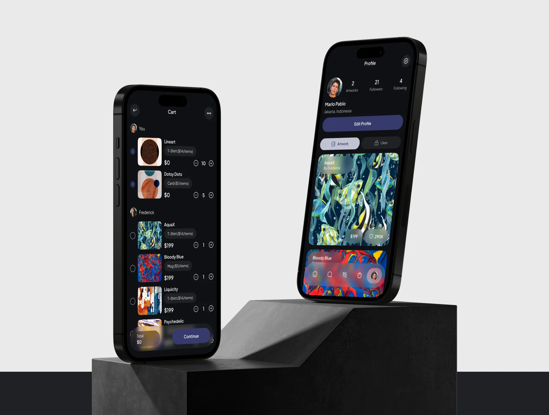 Artifyy - Print on Demand Mobile UI KIT 4