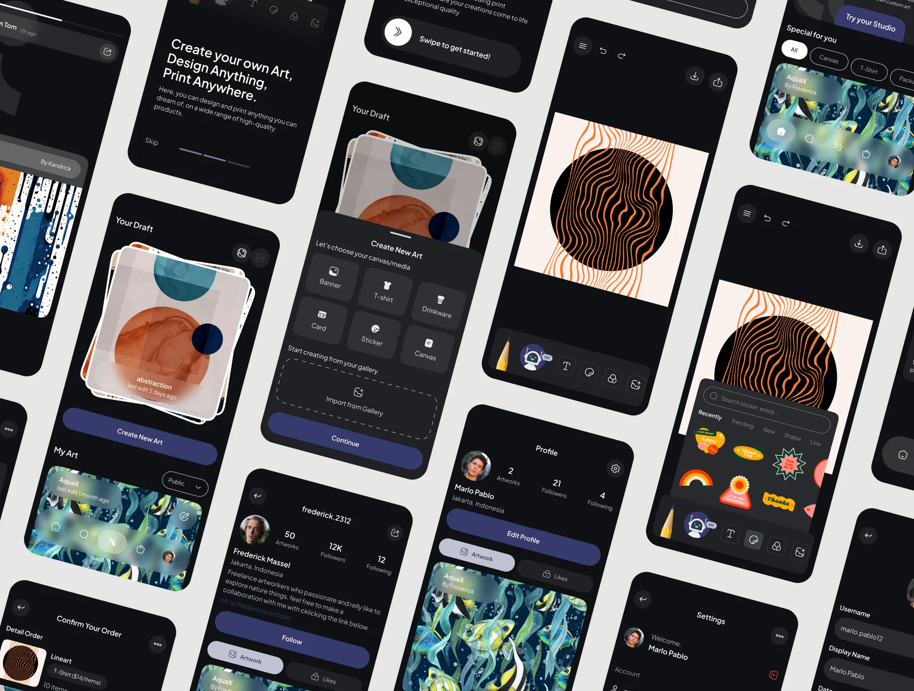 Artifyy - Print on Demand Mobile UI KIT 5