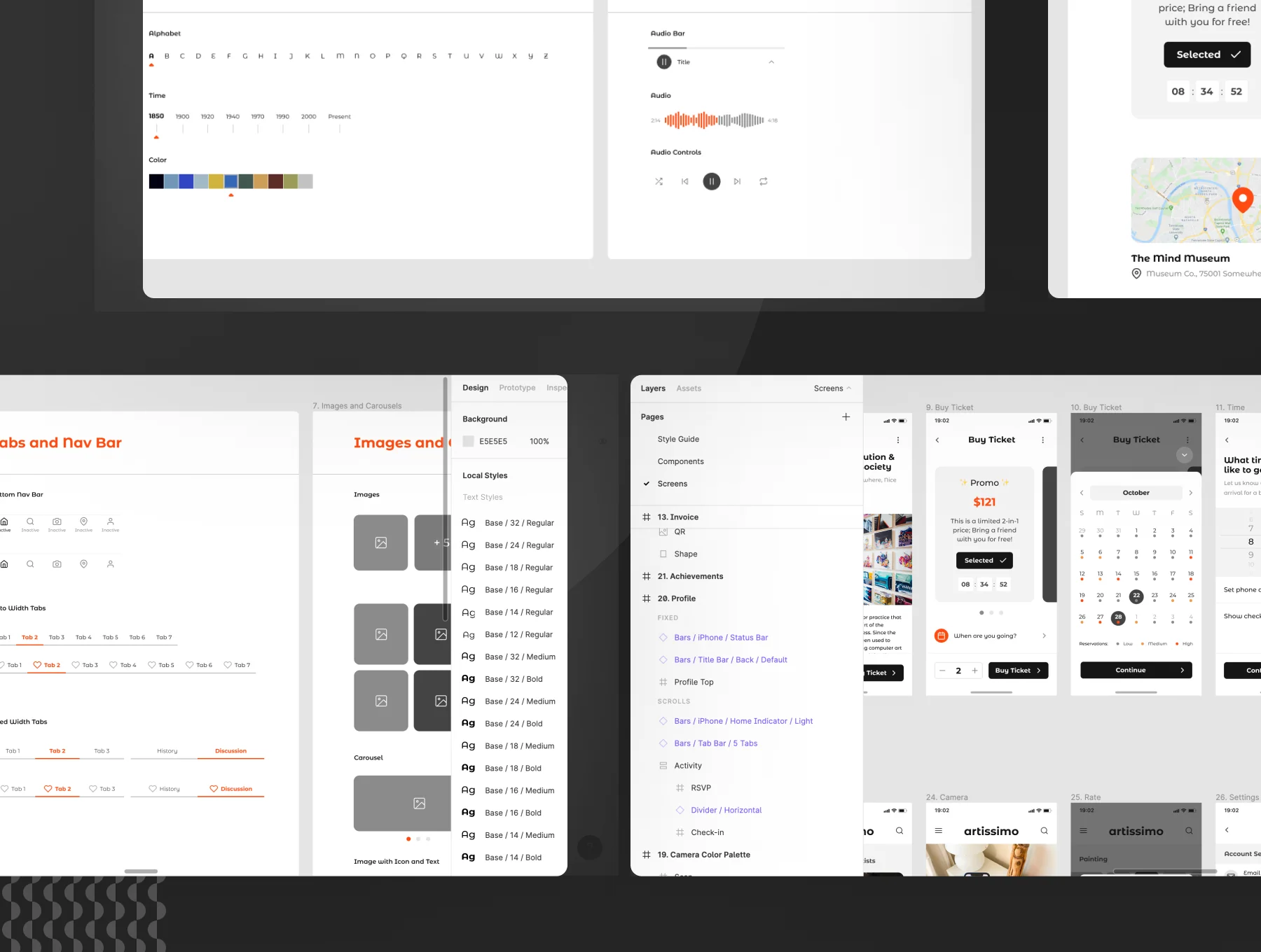 Artissimo Art & Museum App UI Kit 4