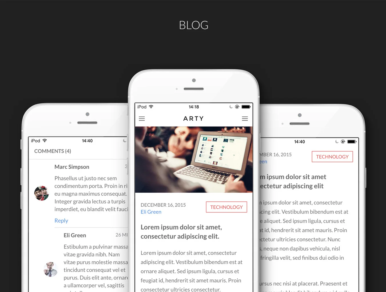 Arty HTML Mobile Template 2