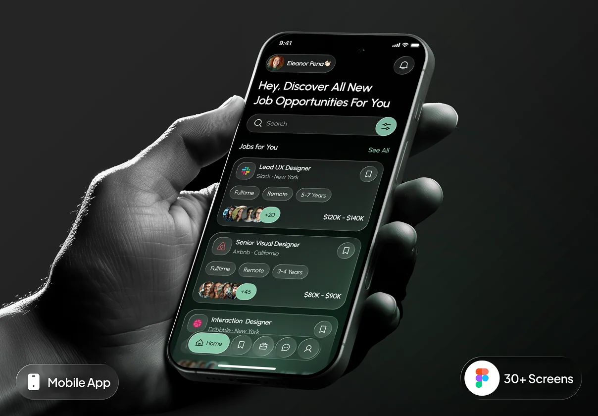 aruok - Job Finder App UI Kit