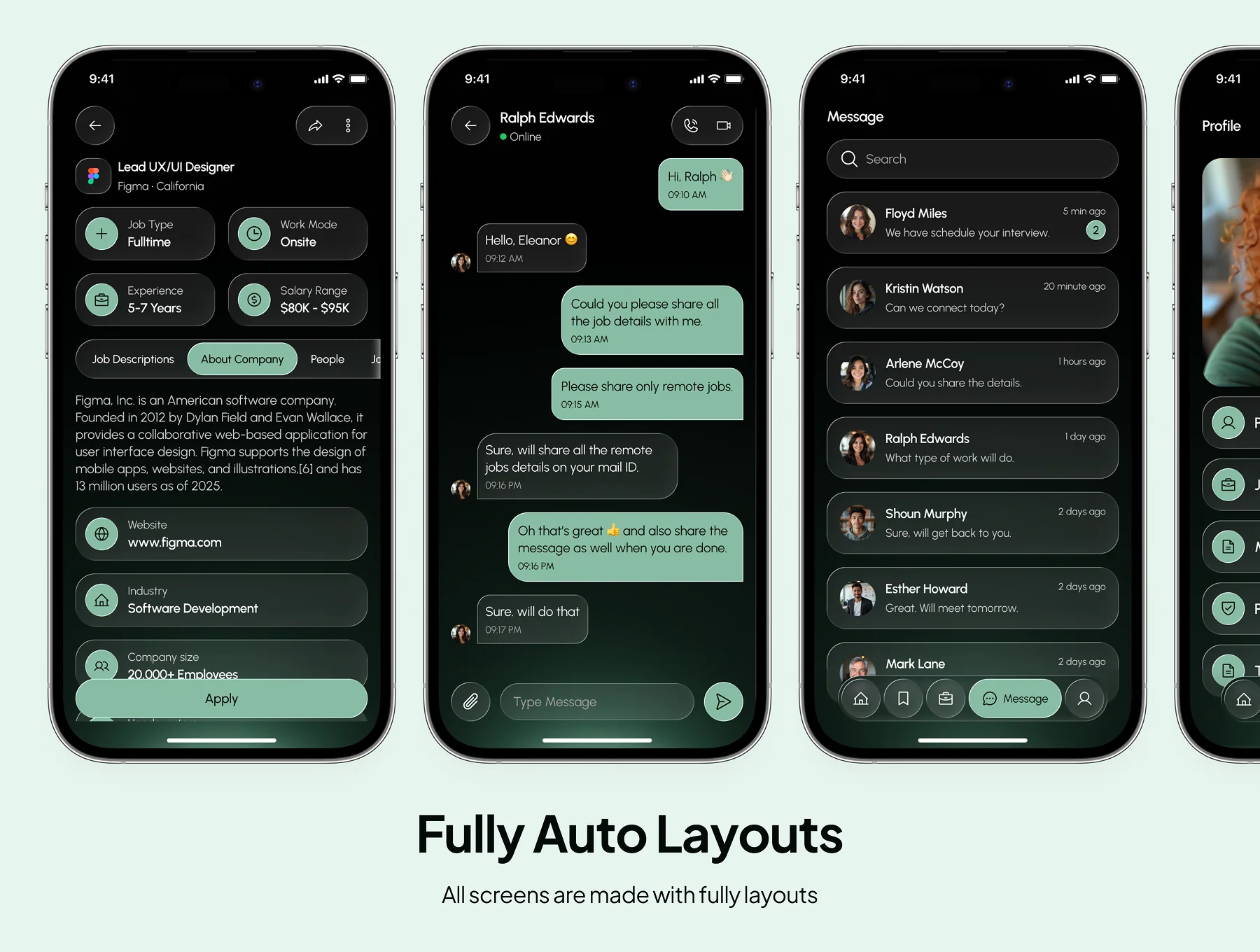 aruok - Job Finder App UI Kit 4