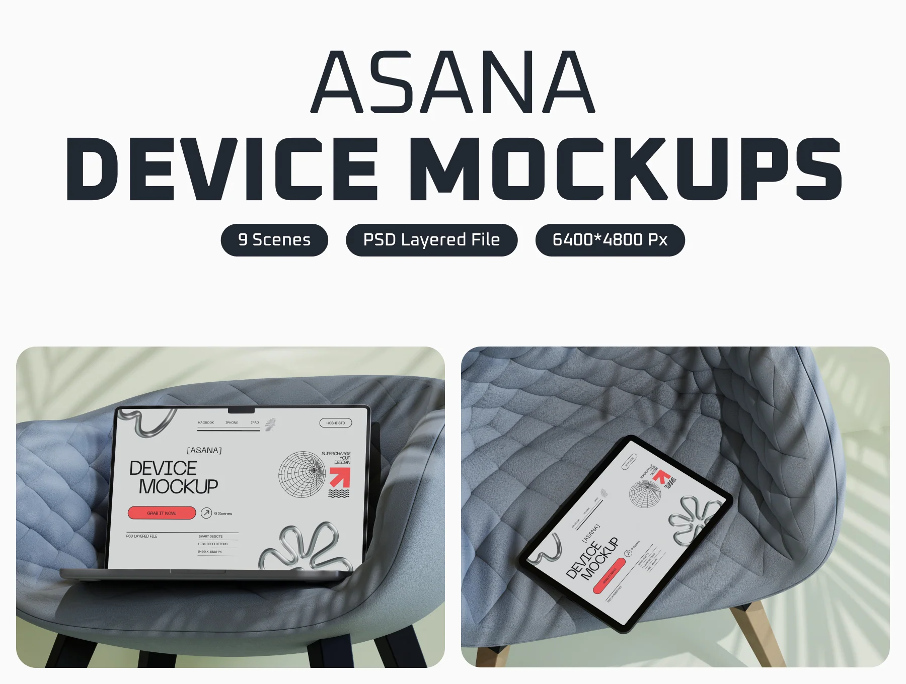 Asana - Device Mockup Chair Scene