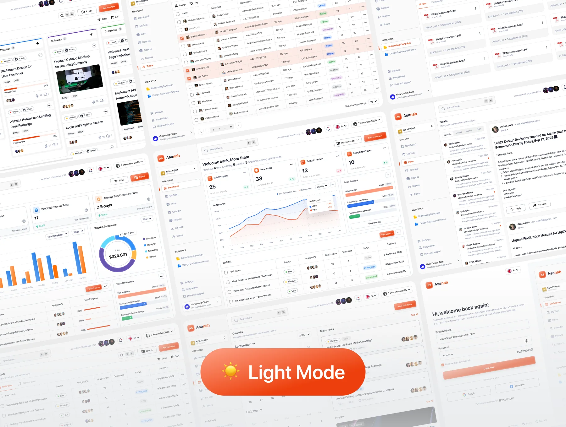 Asanah - Project & Task Management Dashboard Source Code Templates 5