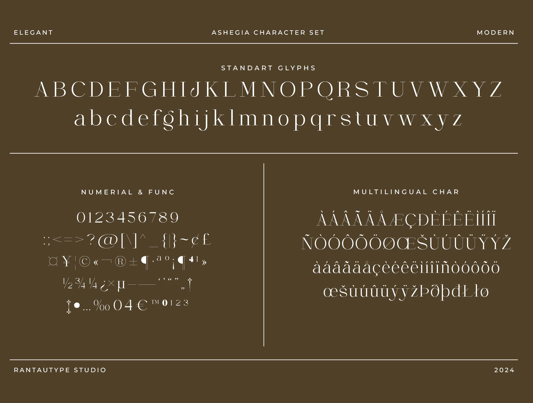 Ashegia Modern Serif Font 7