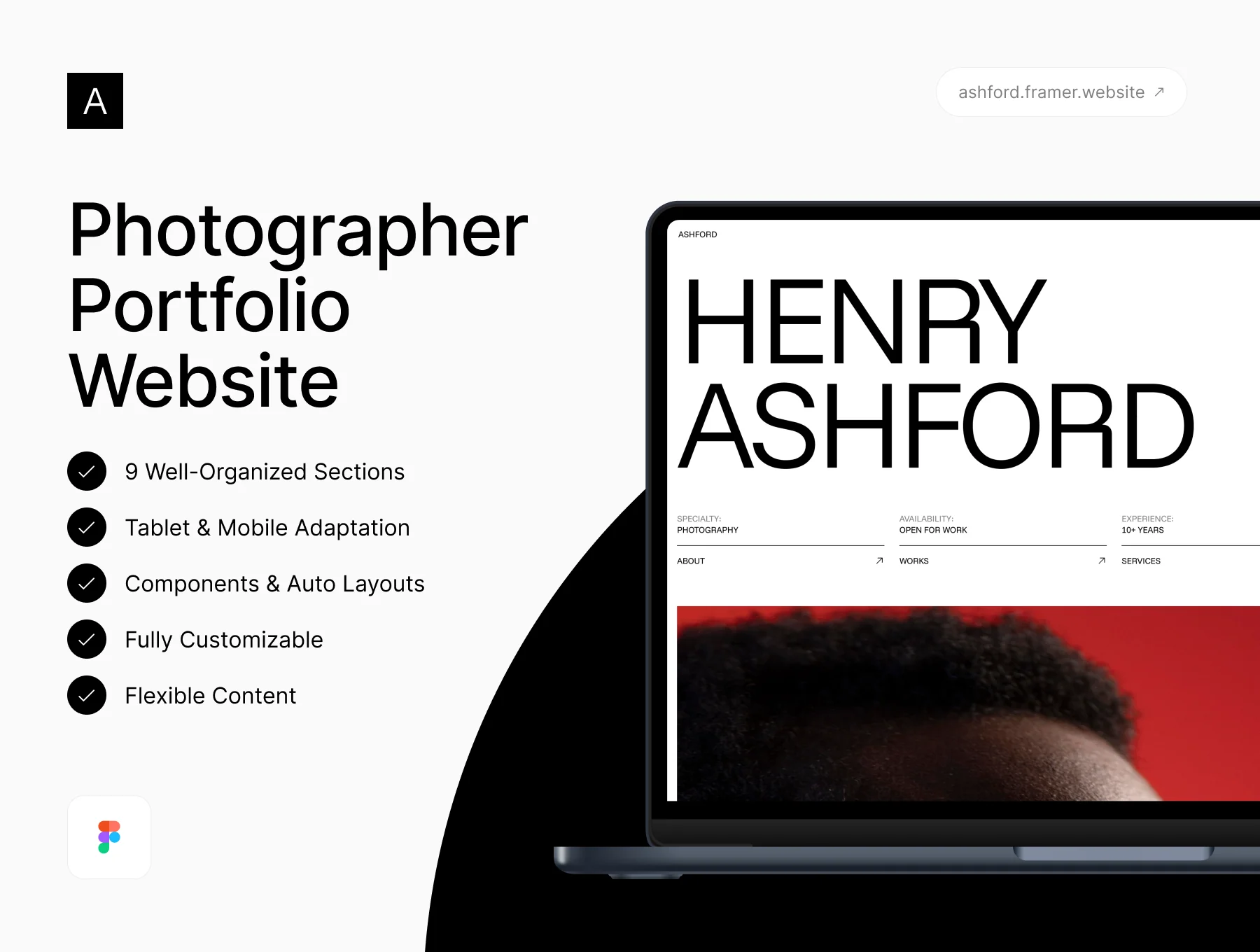 ASHFORD – Photographer Portfolio Website