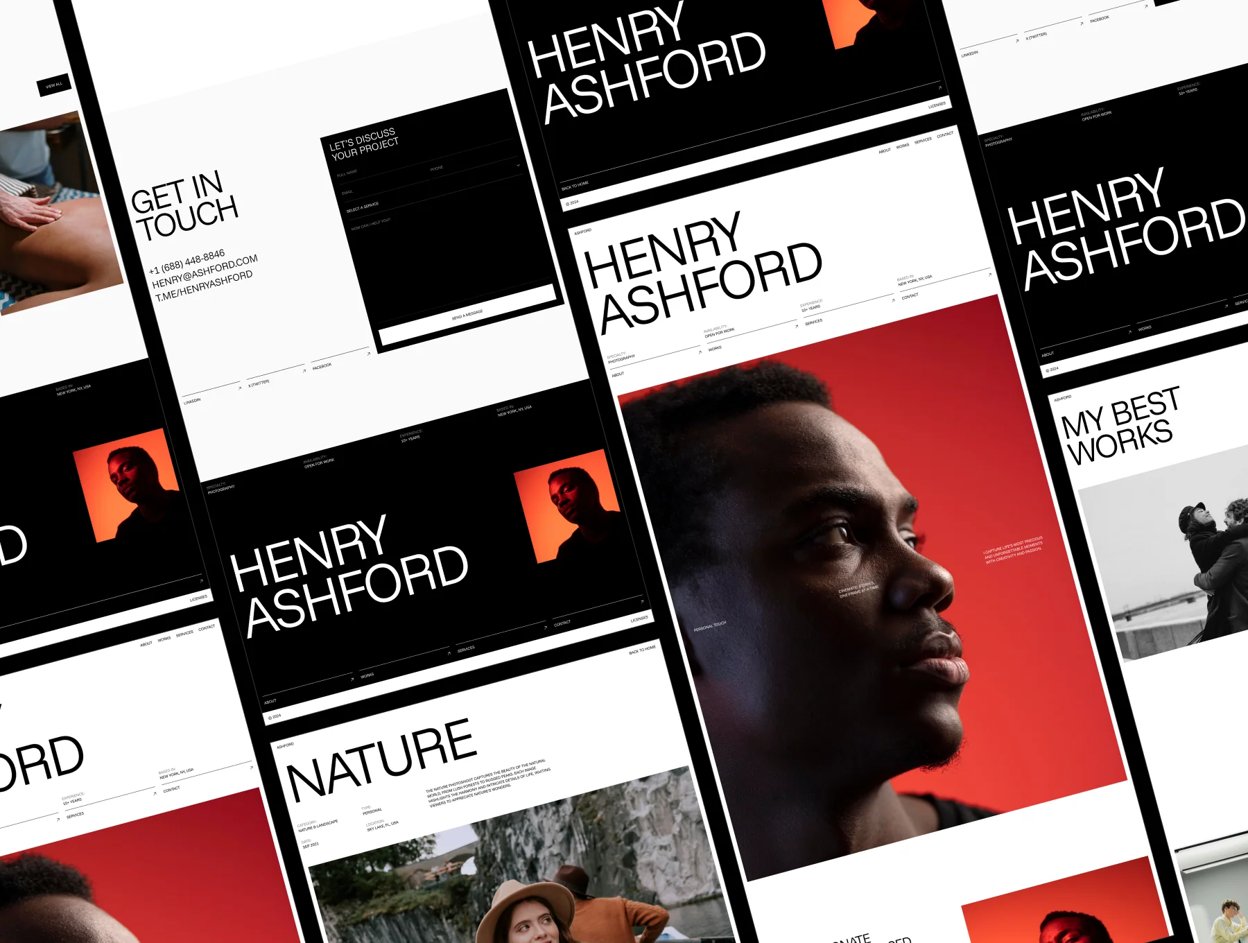 ASHFORD – Photographer Portfolio Website 5
