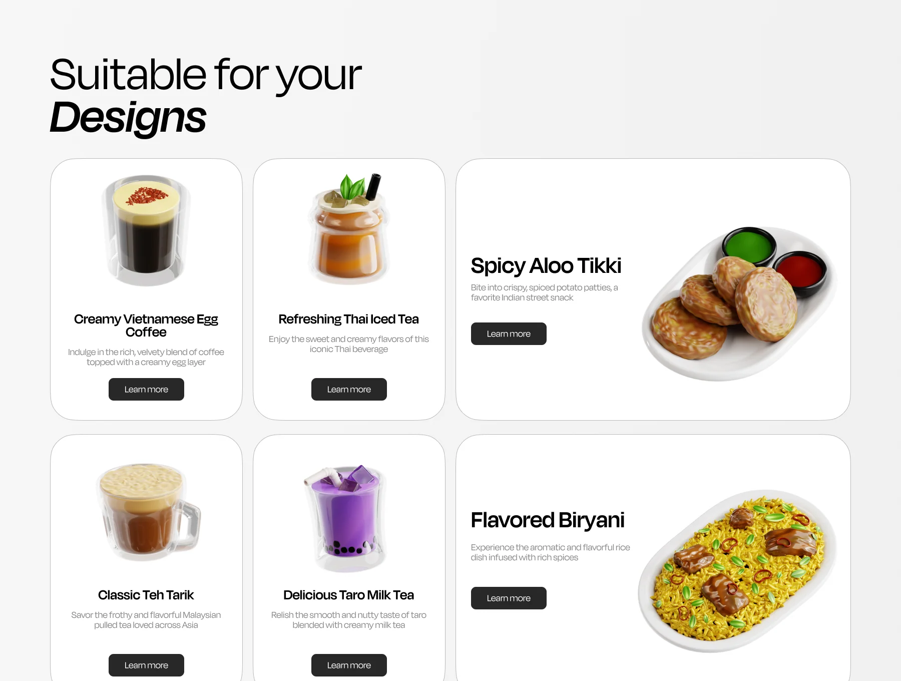 Asian Food 3D Icon Set 3