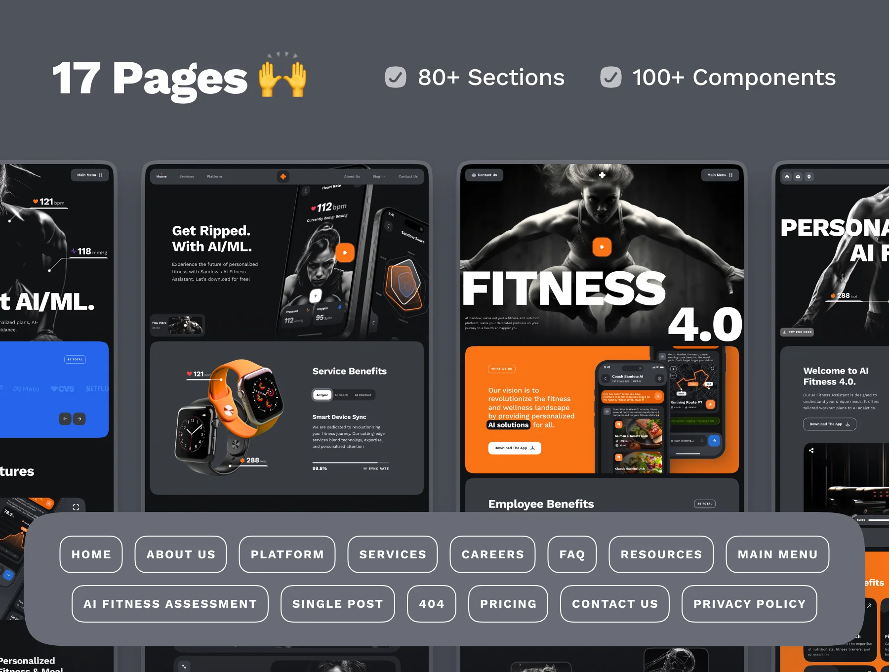 sandow: AI Fitness & Nutrition Website