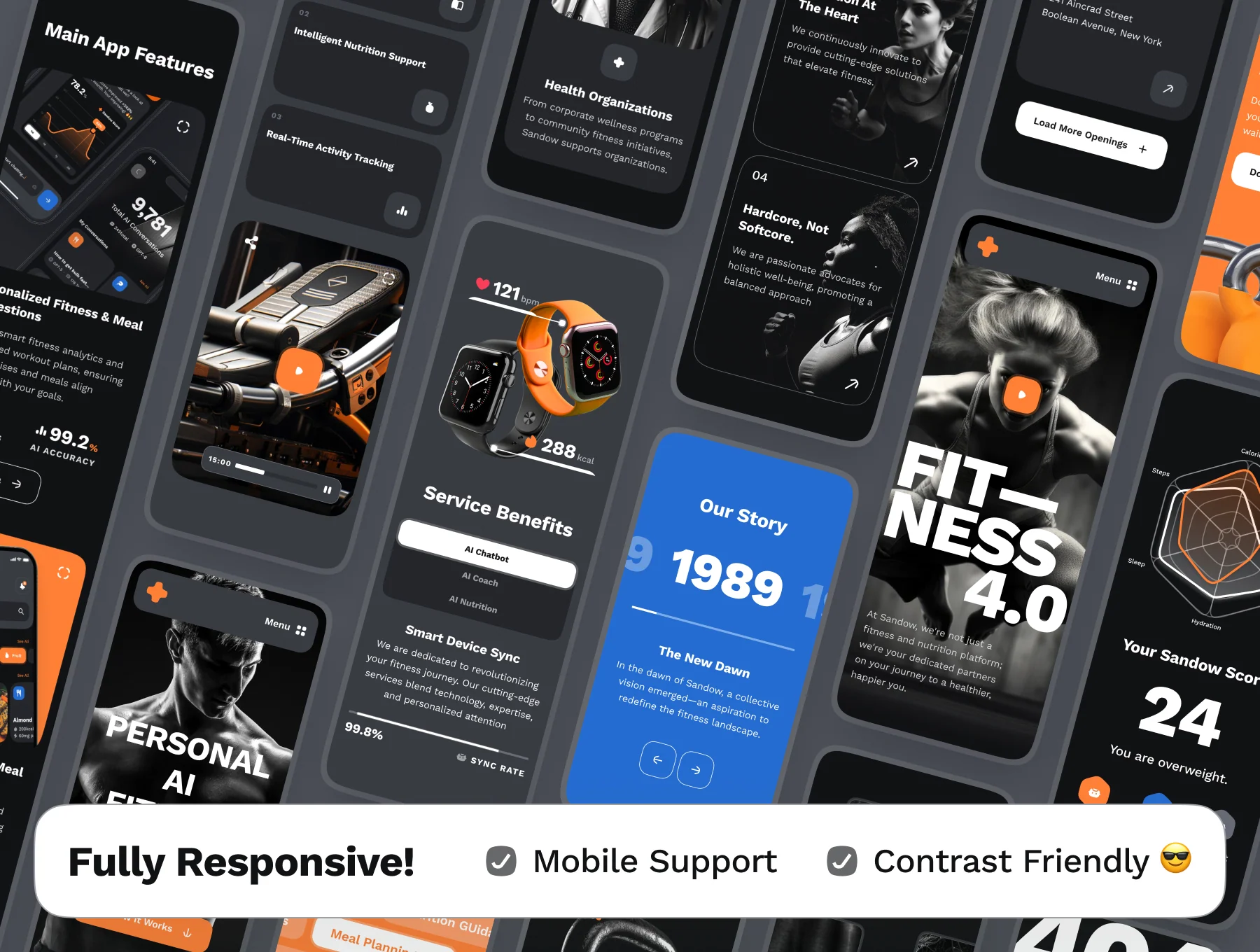 sandow: AI Fitness & Nutrition Website 4