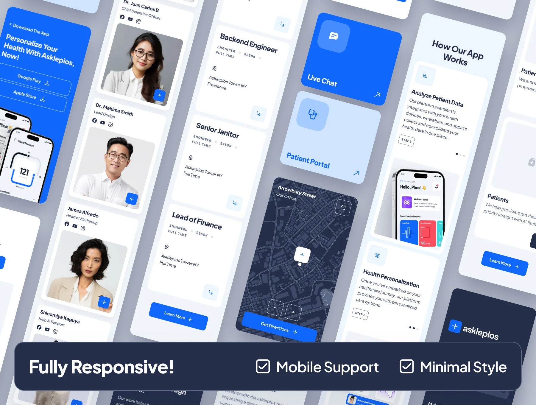 asklepios: AI Healthcare & Wellness Website 5