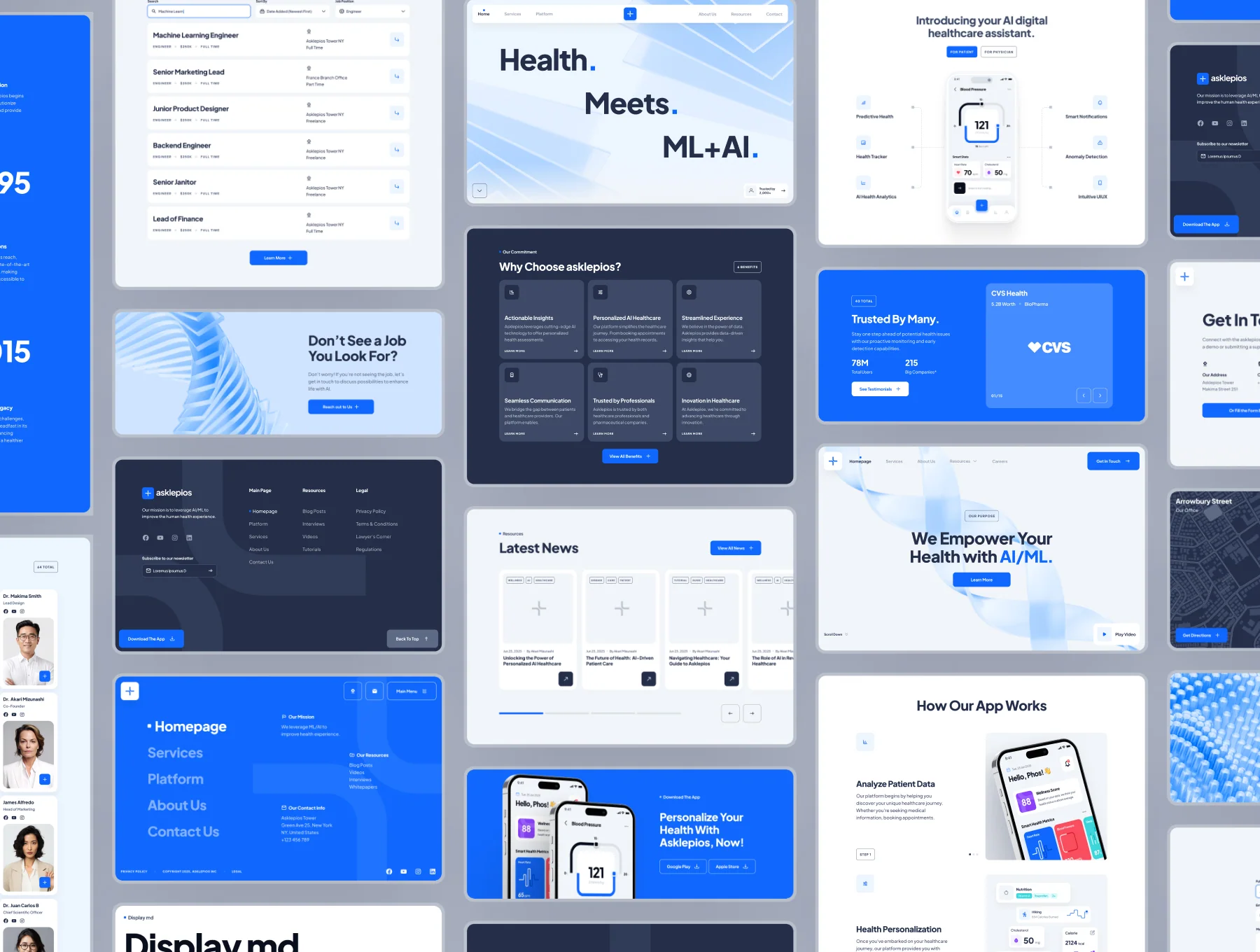 asklepios: AI Healthcare & Wellness Website 6