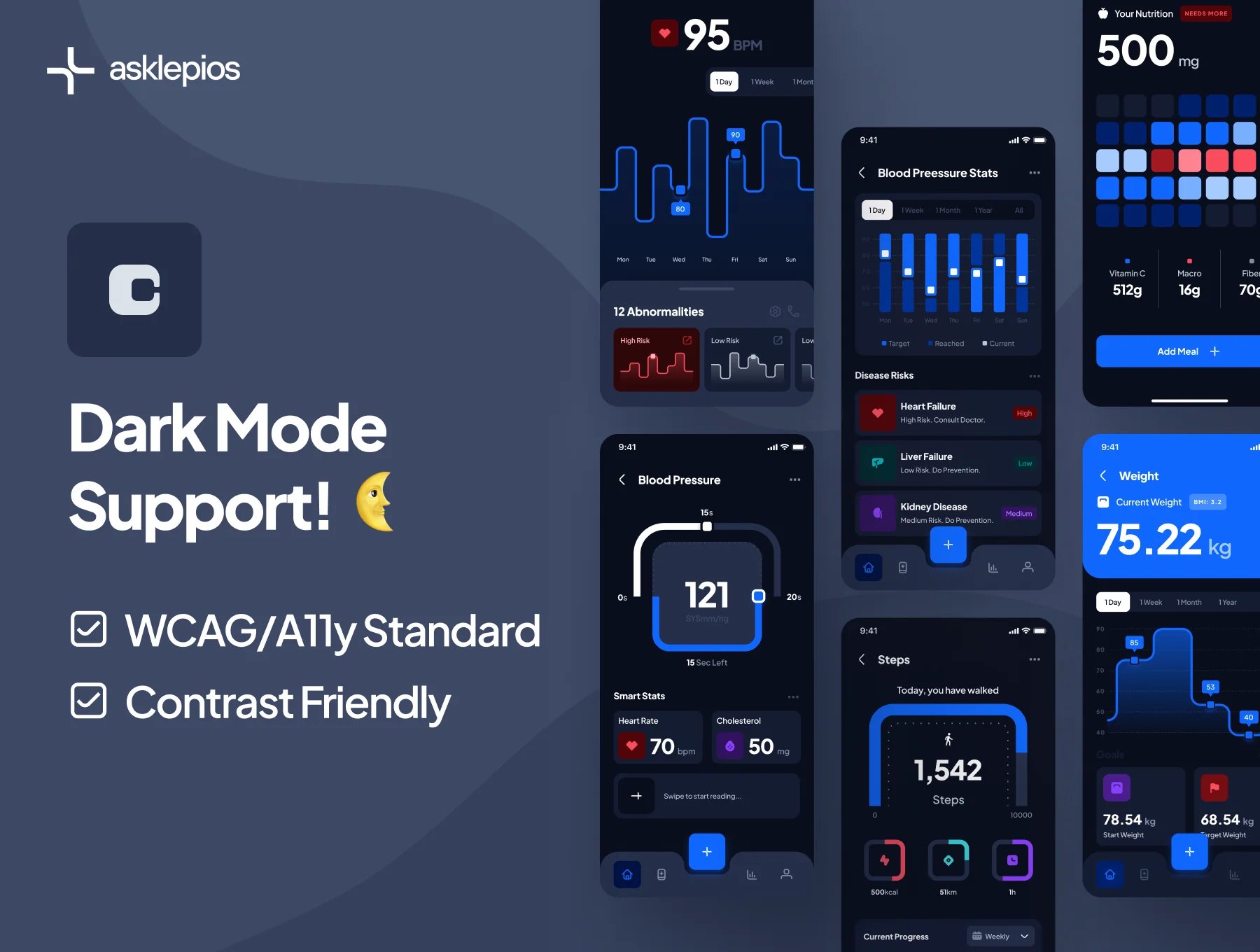 asklepios UI Kit: AI Healthcare & Wellness App 4