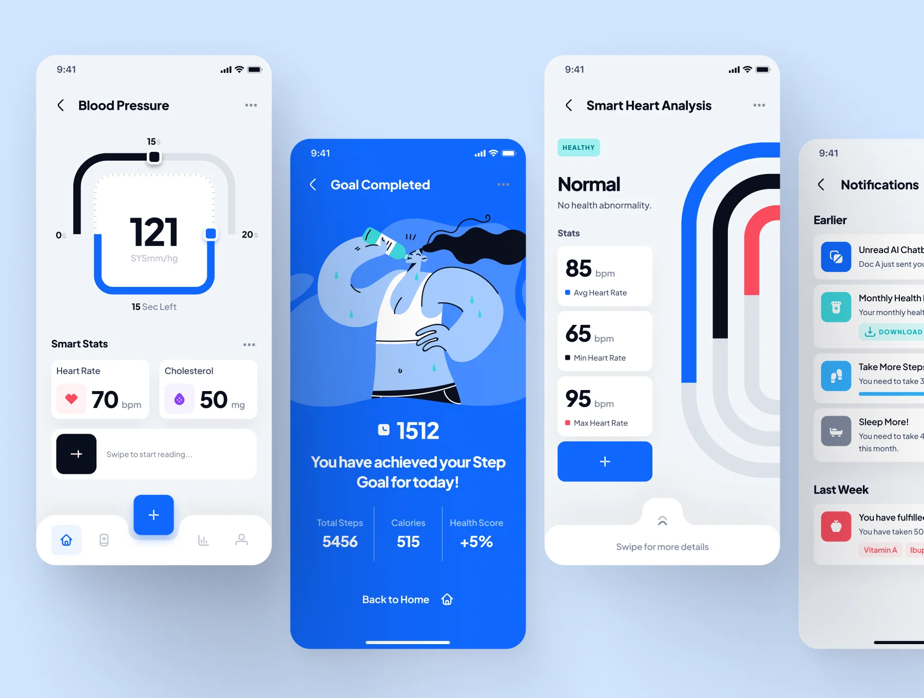 asklepios UI Kit: AI Healthcare & Wellness App 7