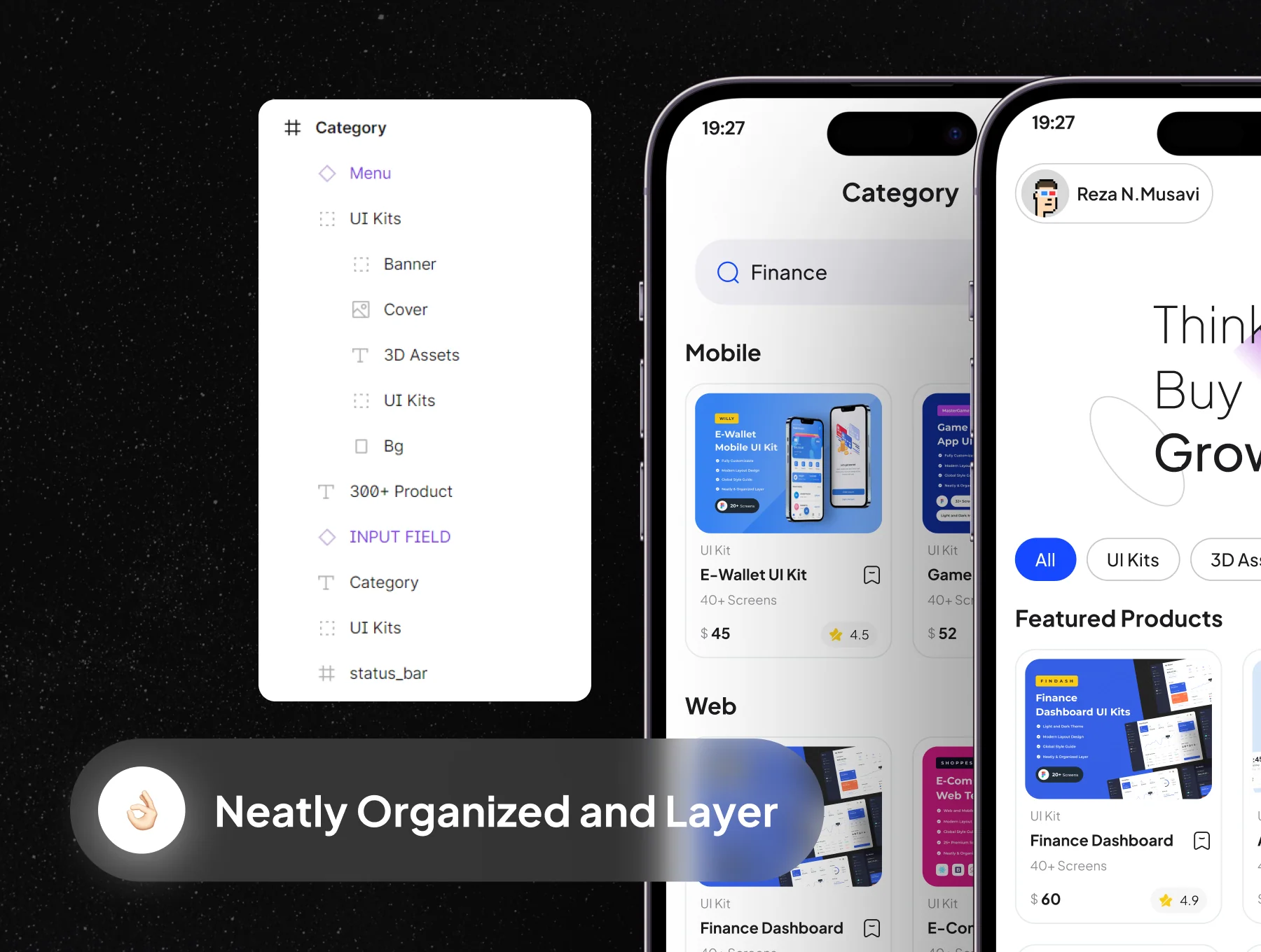 Asset Store App UI Kit 4