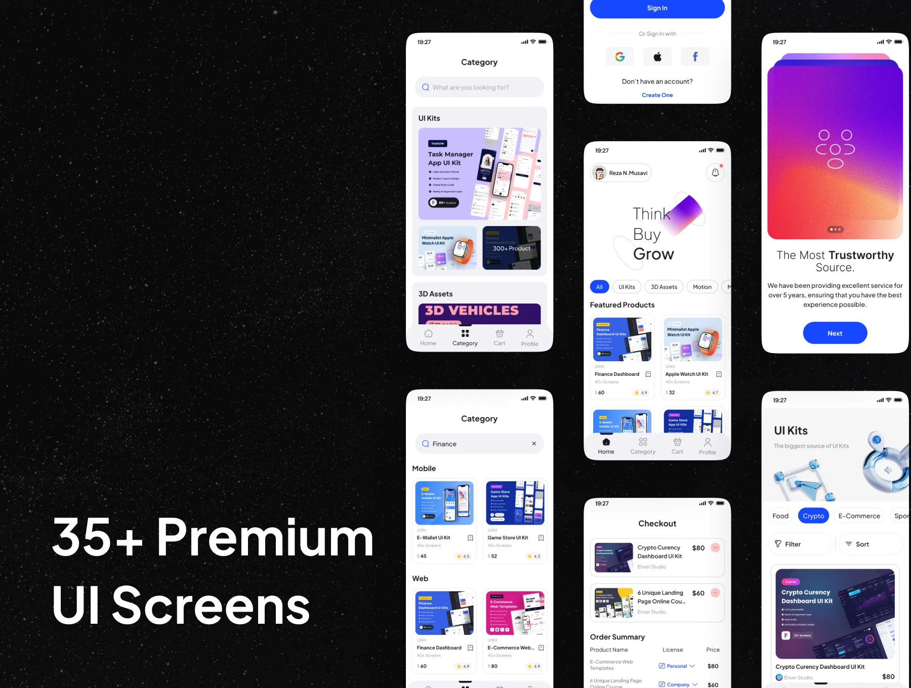 Asset Store App UI Kit 6