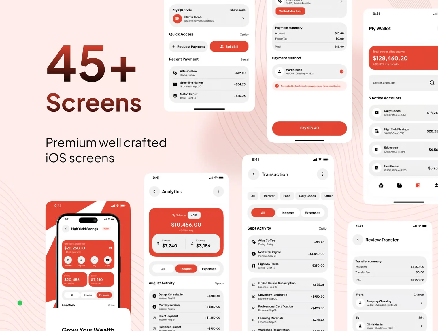 Assetra – Digital Banking Wealth App UI Kit 2