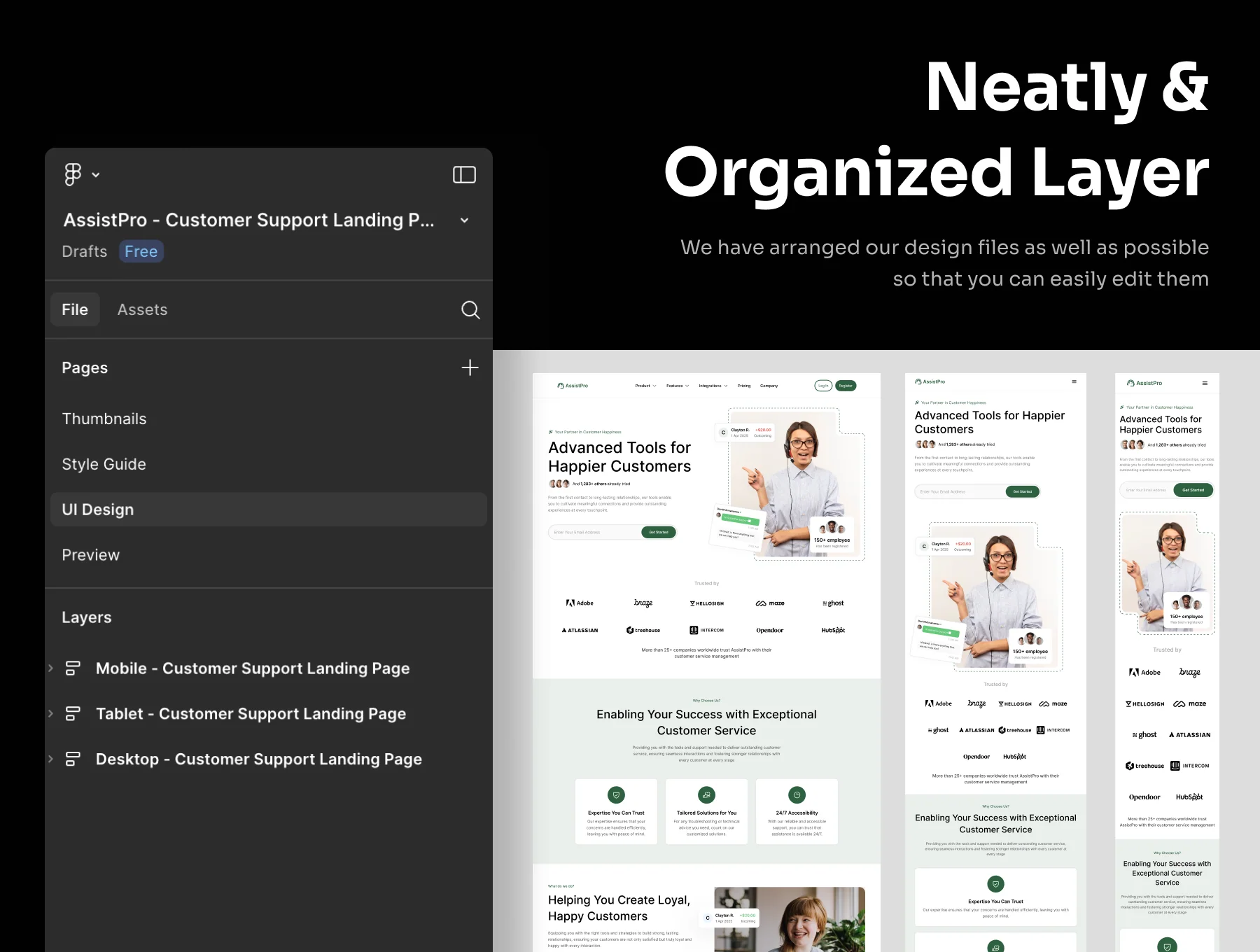 AssistPro - Customer Support Web Template 4