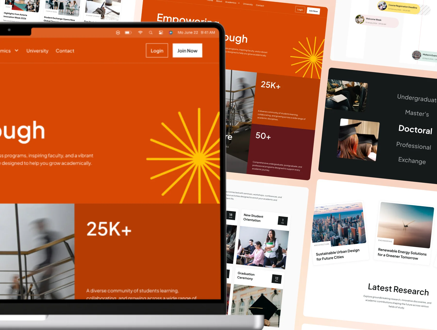 Asteria - Multipurpose University Website UI Kit 2