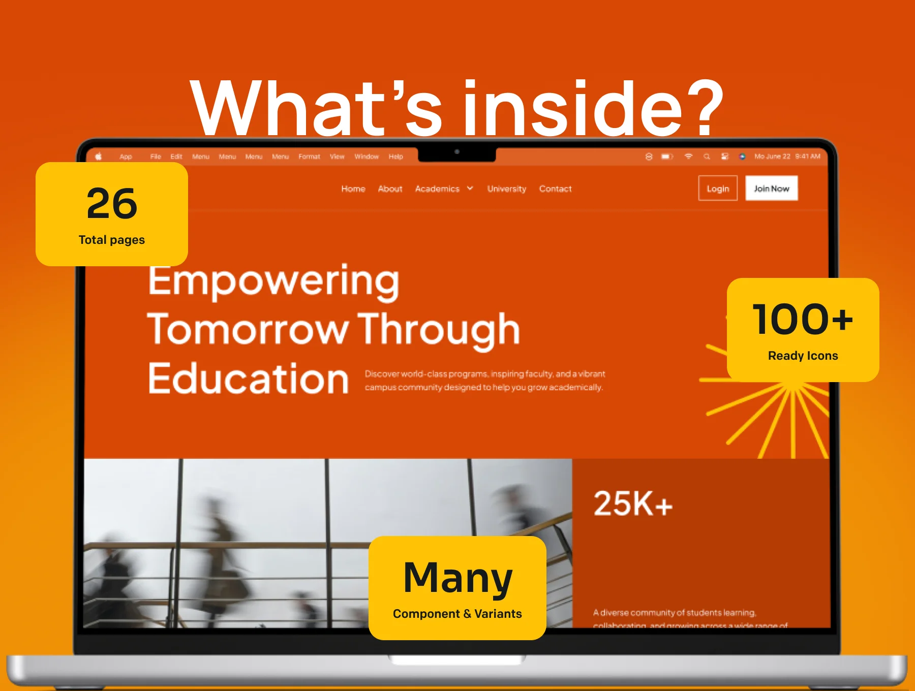 Asteria - Multipurpose University Website UI Kit 4