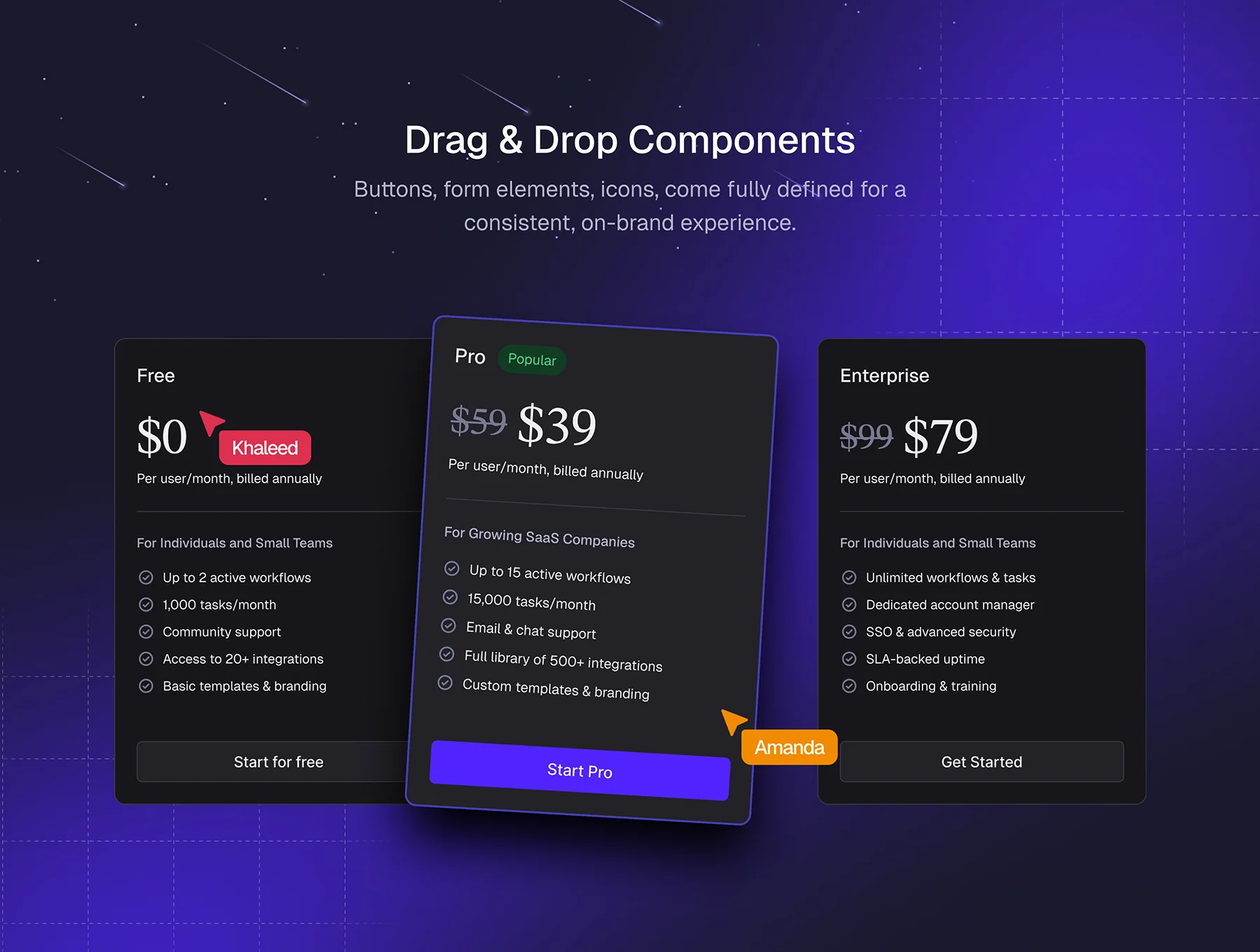 Astero – SaaS Startup Framer Website Template 4