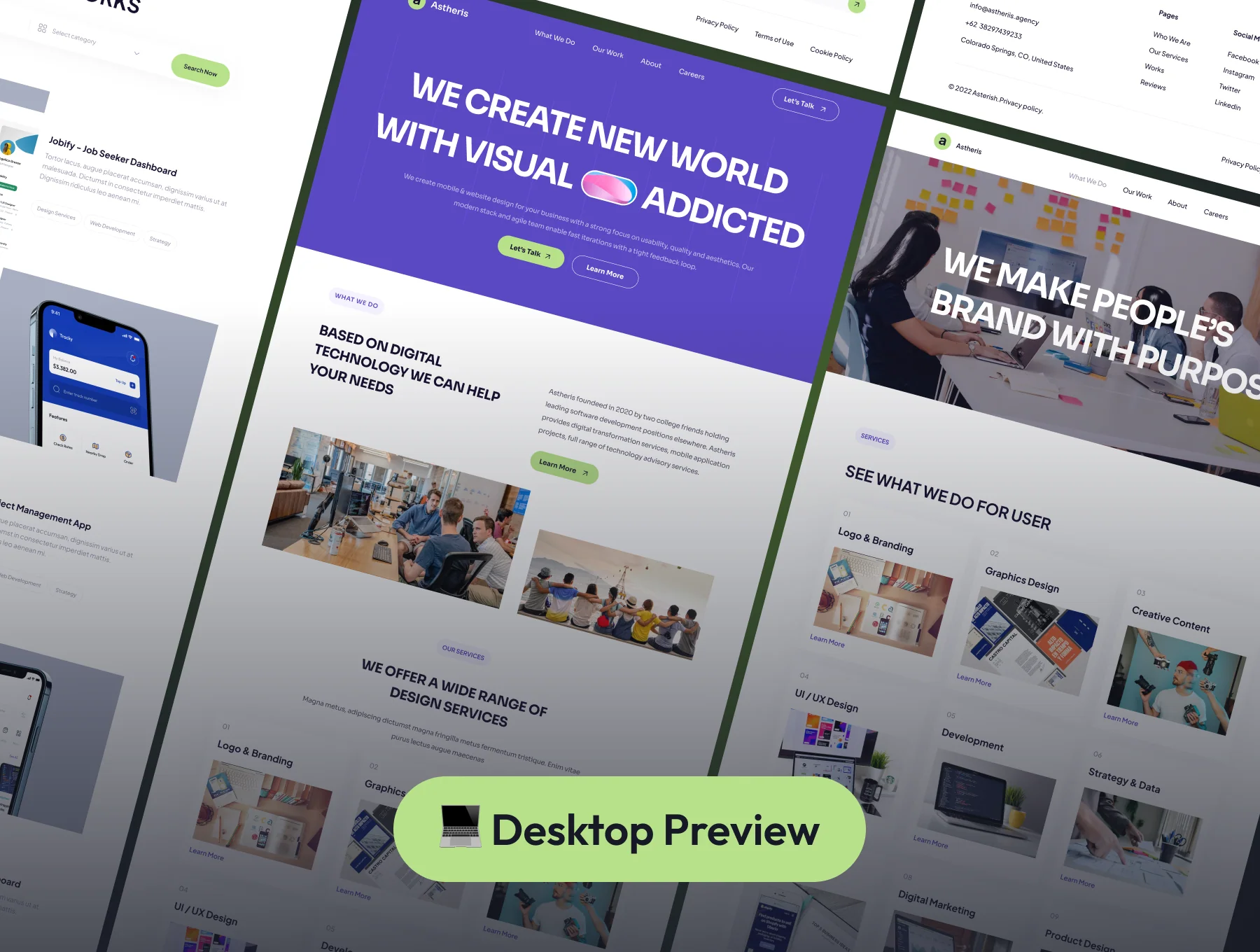 Astheris - Agency Company Website 6