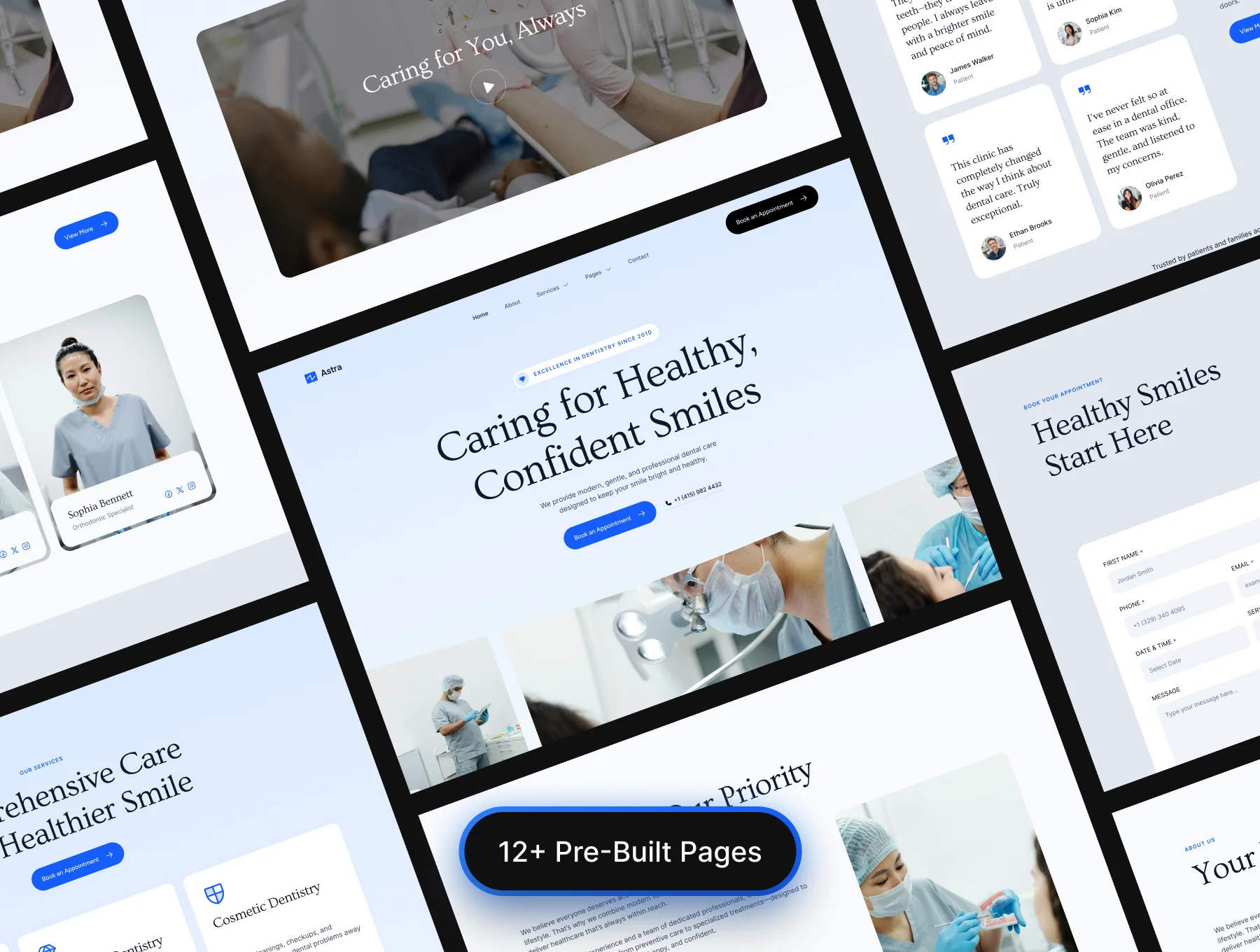 Astra – Next.js Dental Website Template 3