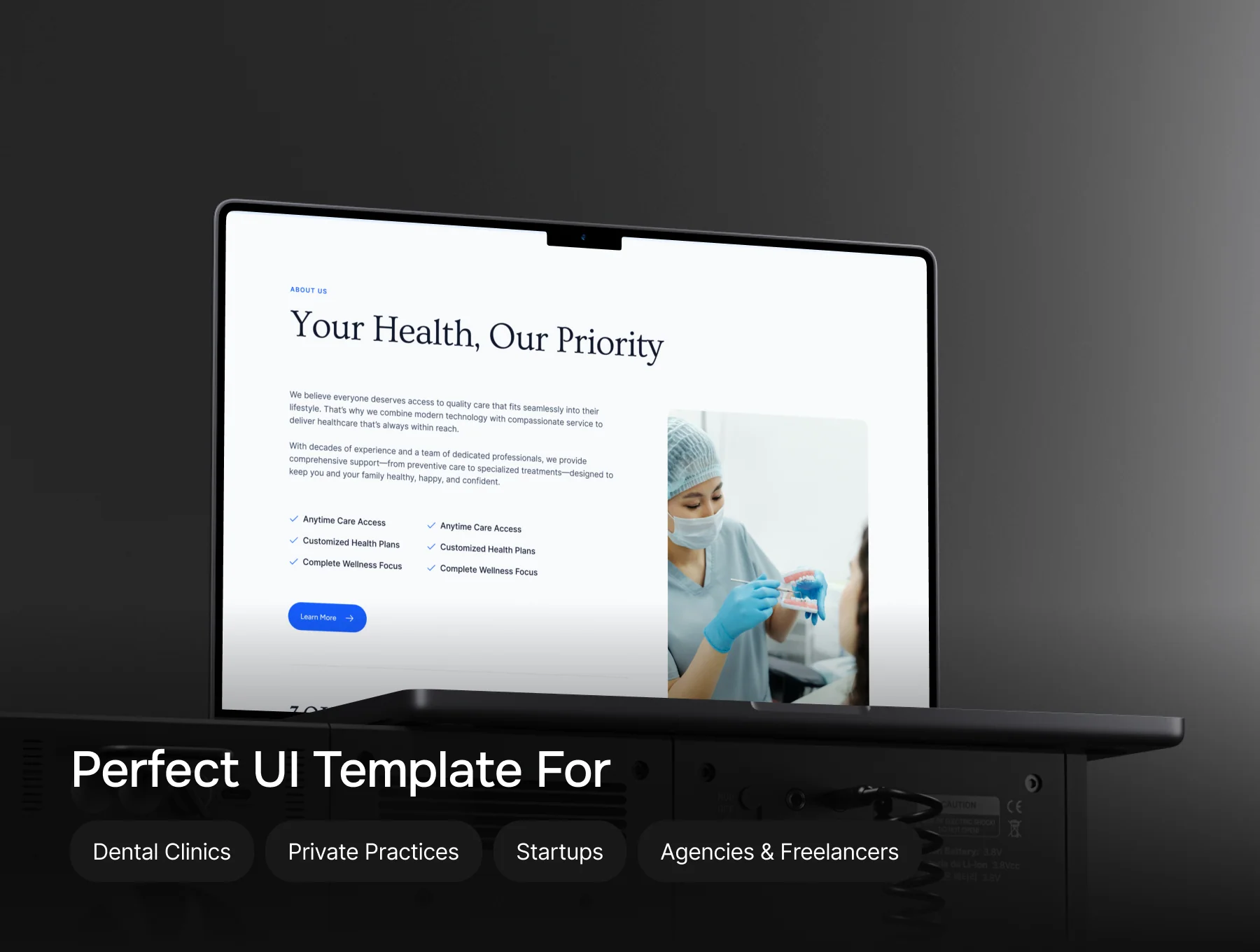 Astra – Next.js Dental Website Template 4