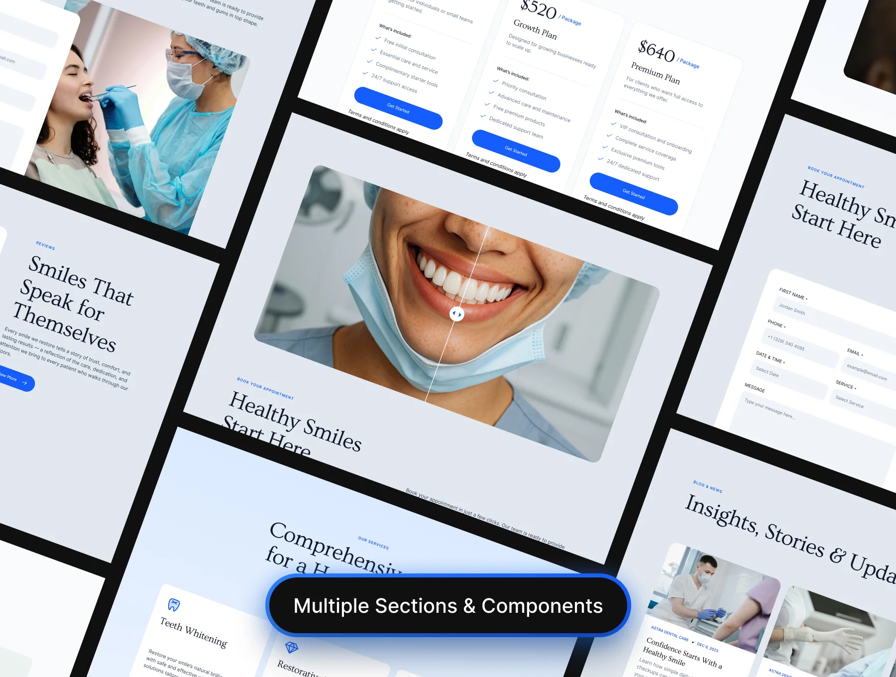 Astra – Next.js Dental Website Template 7