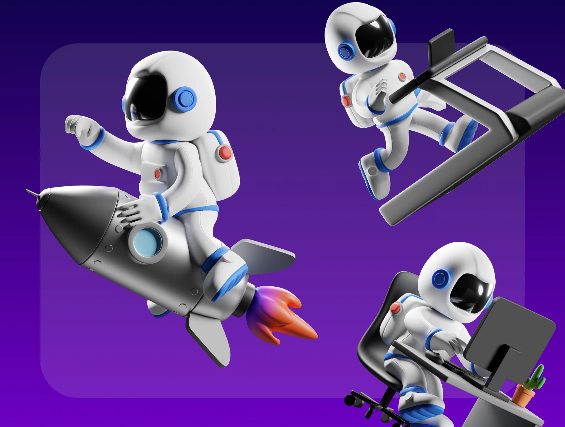 Astro 3D Illustration 3