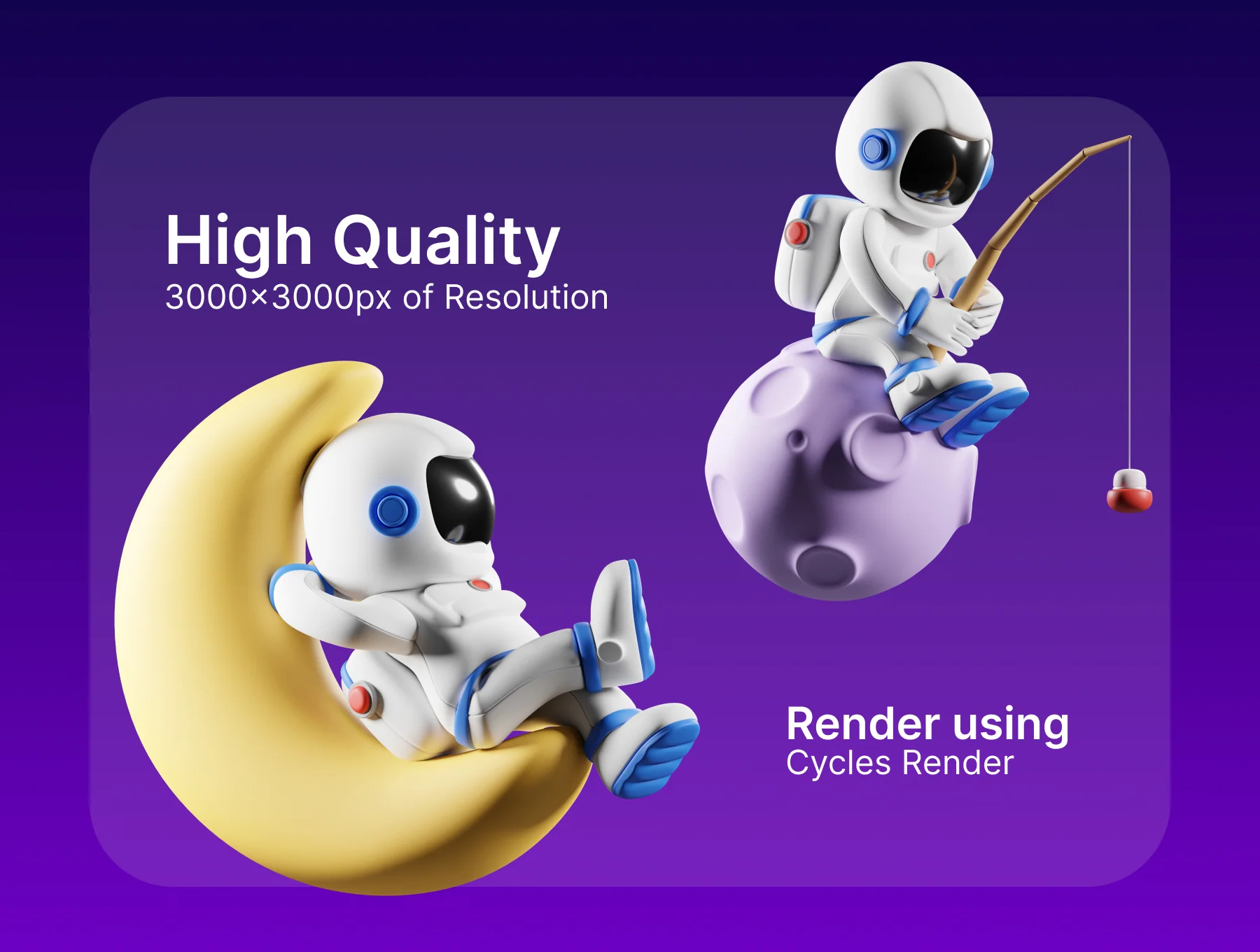 Astro 3D Illustration 4