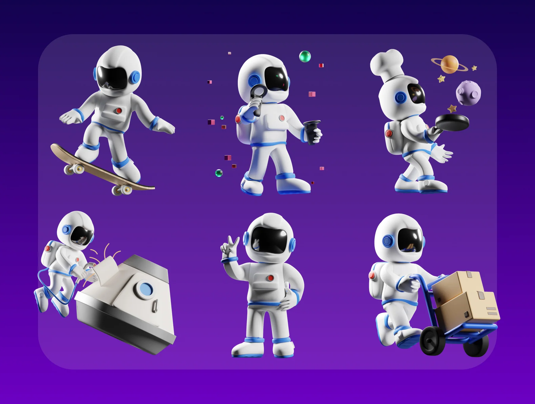 Astro 3D Illustration 5