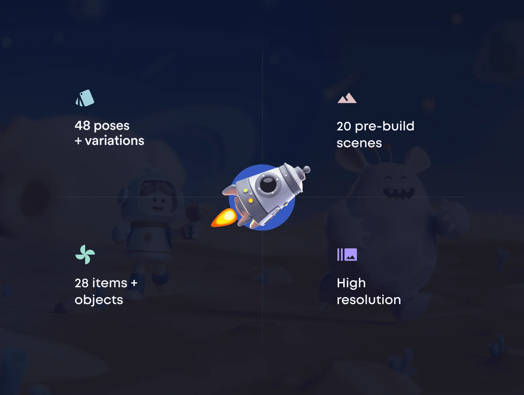 AstroClash: 3D Character Pack 2