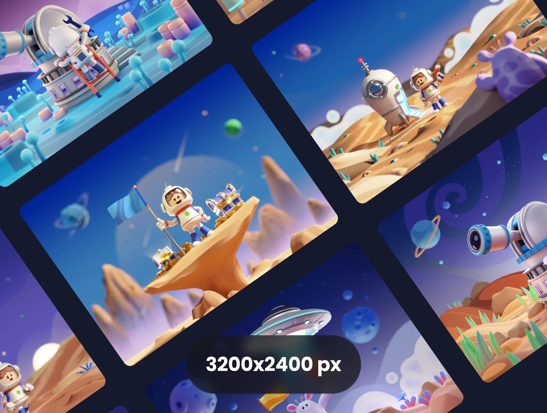 AstroClash: 3D Character Pack 6