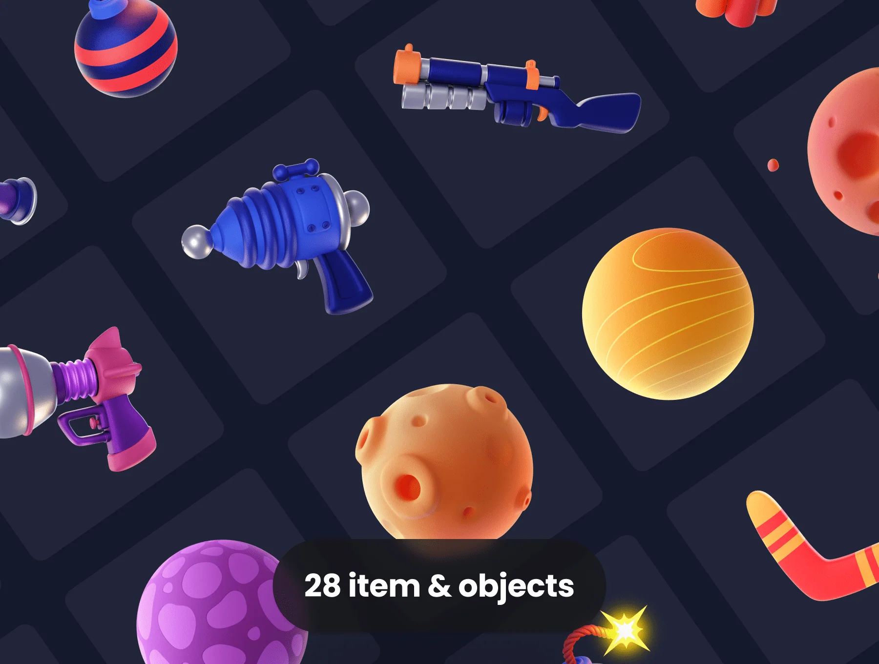 AstroClash: 3D Character Pack 7