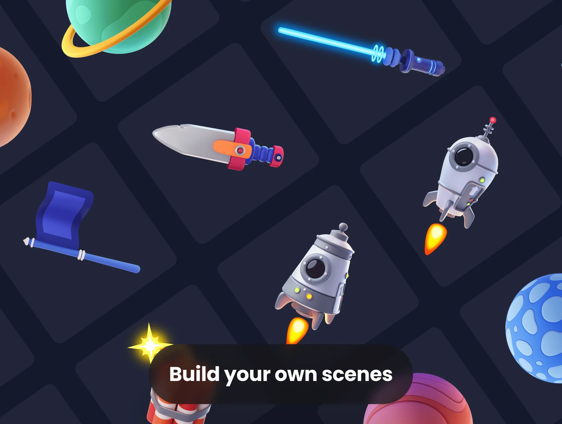 AstroClash: 3D Character Pack 8