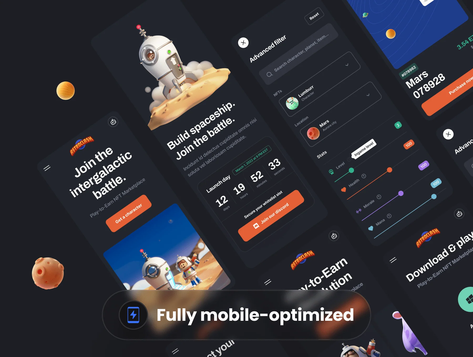 AstroClash: Play-to-Earn NFT Marketplace Kit 3