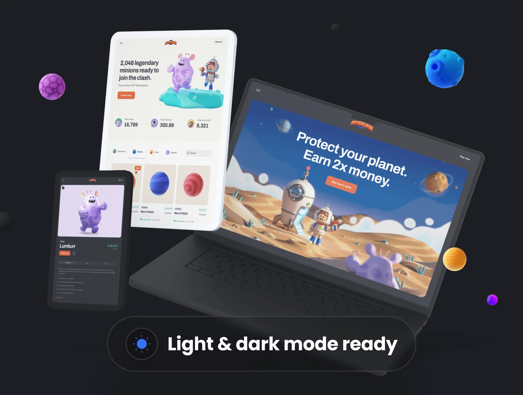 AstroClash: Play-to-Earn NFT Marketplace Kit 4