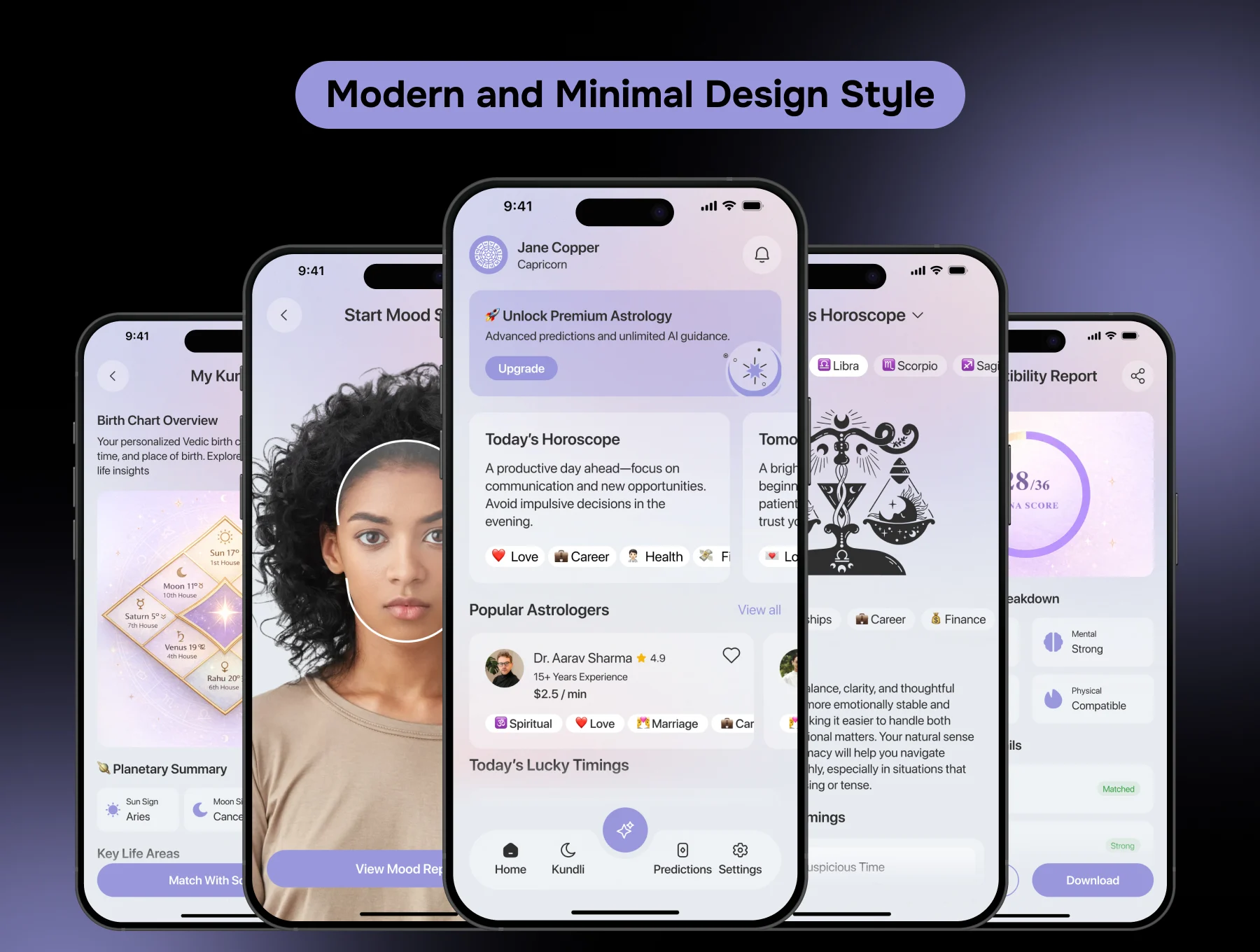 AstroMind – Horoscope & Astrology App UI Kit 3