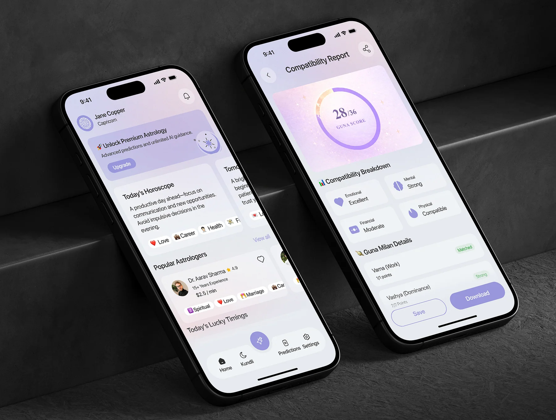 AstroMind – Horoscope & Astrology App UI Kit 7