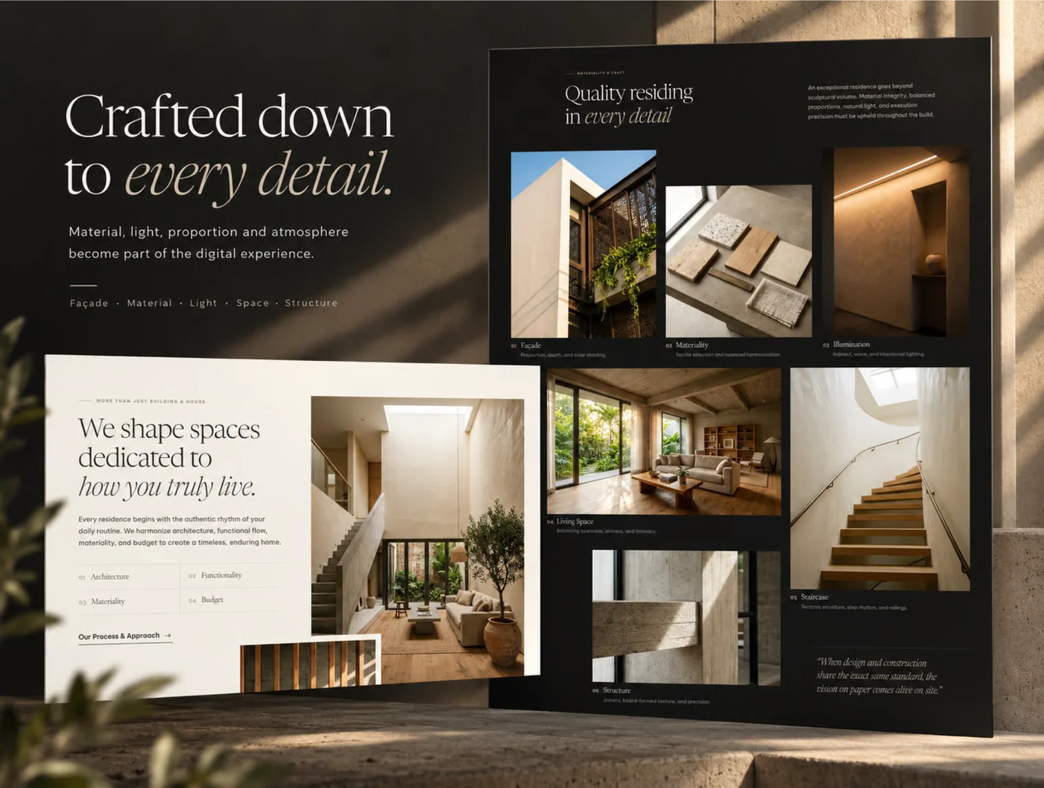 Atelier Residence — Luxury Architecture Studio Template 4