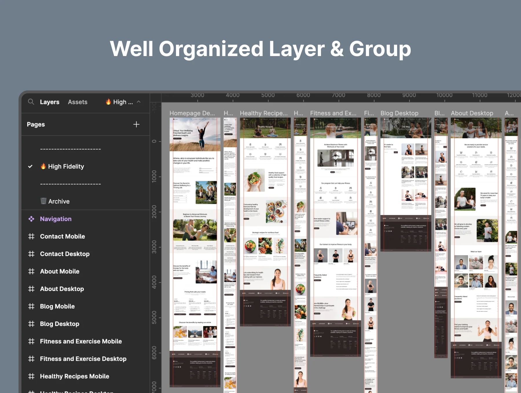 Athena - Healthy and Wellness Website Template 4