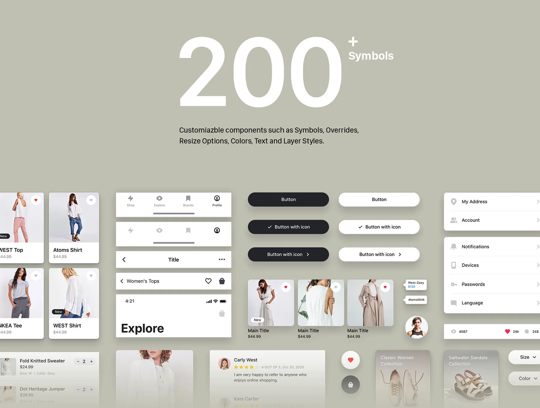 Athena Mobile UI Kit 3