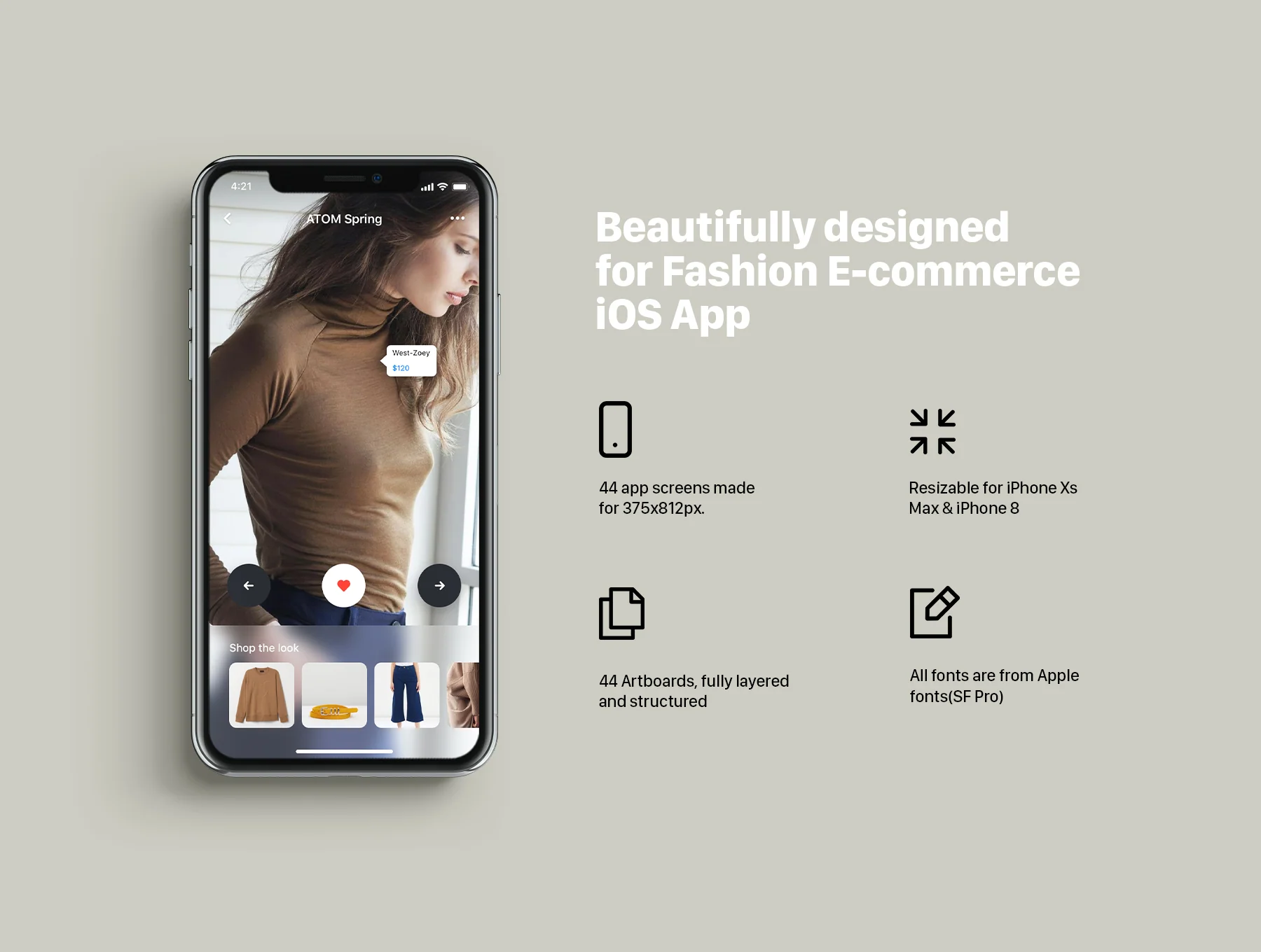 Athena Mobile UI Kit 4