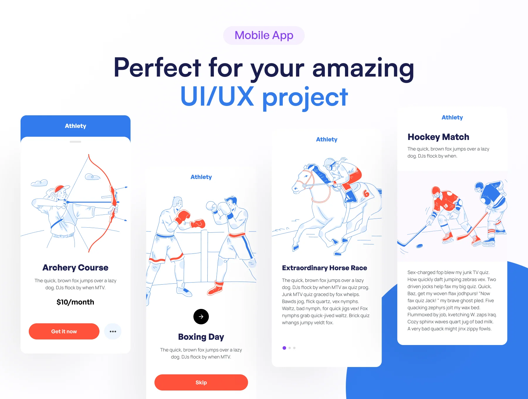 Athlety - Sport & Athlety Illustration Set 5