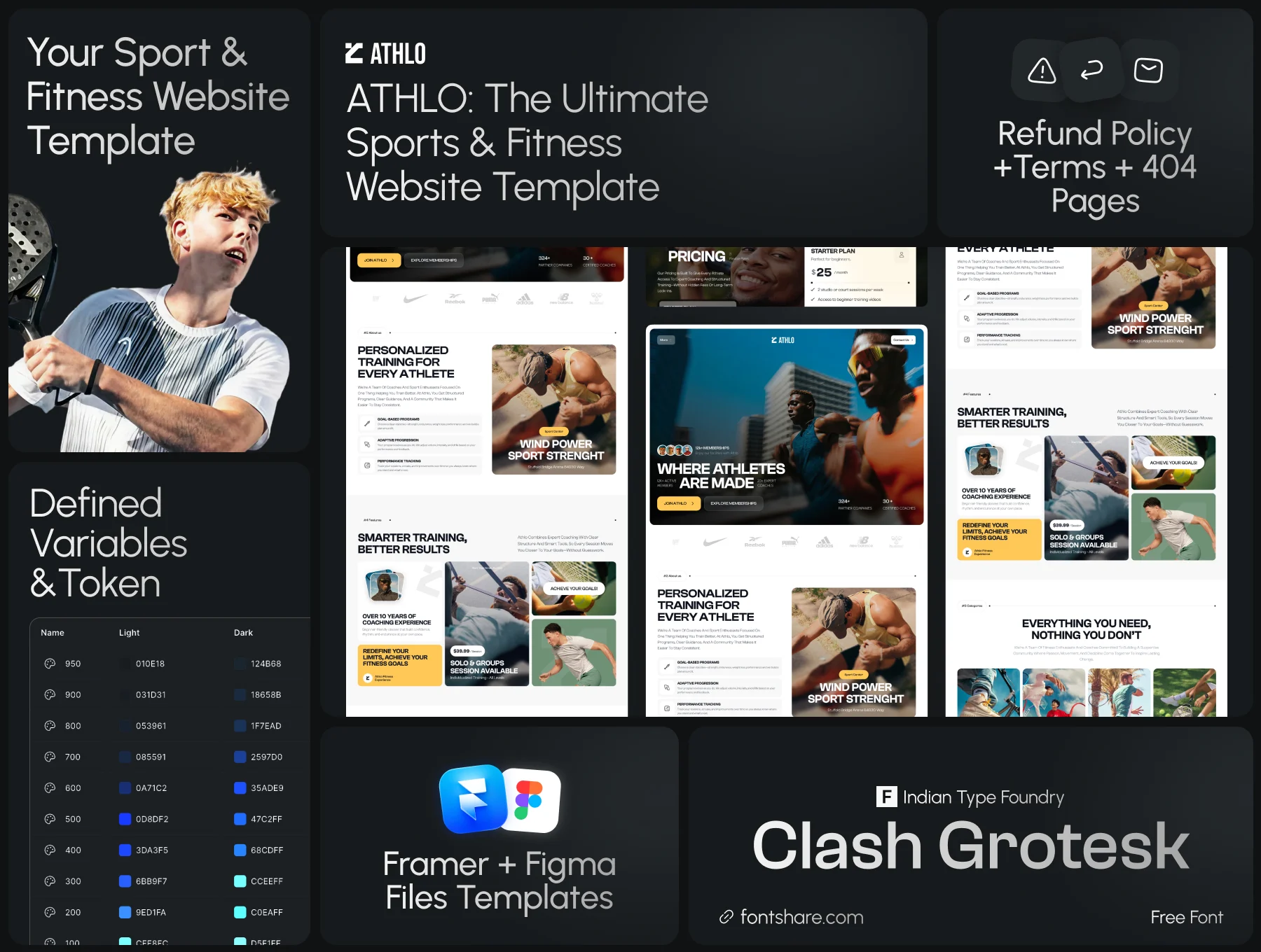 ATHLO: Your Sport & Fitness Website Template 2