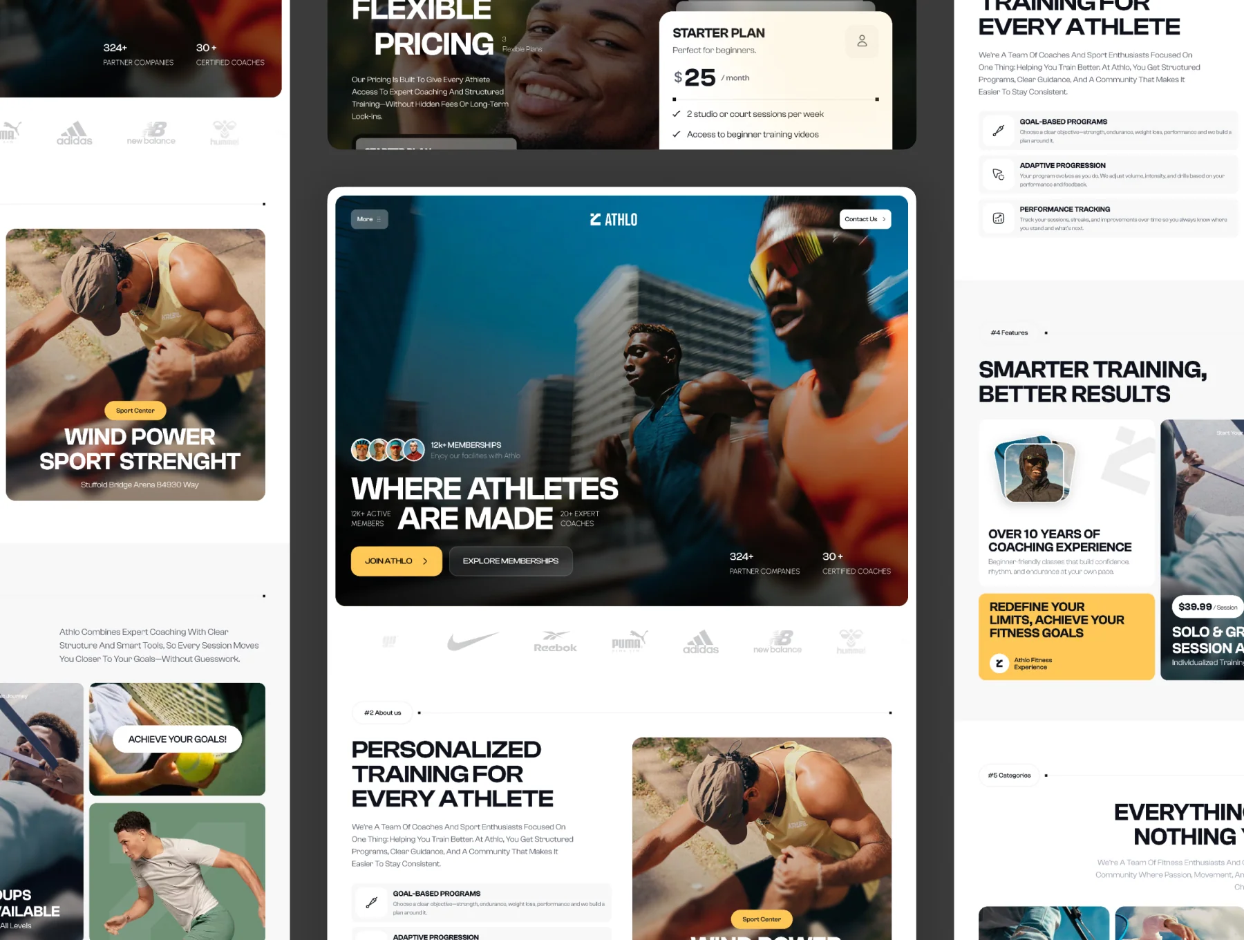 ATHLO: Your Sport & Fitness Website Template 5