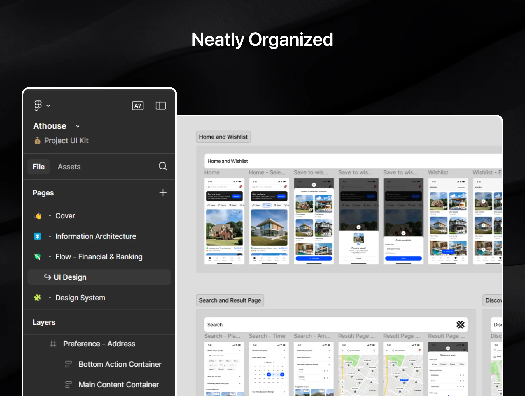 Athouse - Real Estate Mobile App UI Kit 3